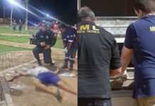 Trio armado mata jovem de 22 anos em praça em Barra do Bugres