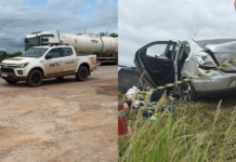 Dois morrem e outros dois ficam feridos em batida em Várzea Grande