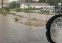 Fortes chuvas voltam a provocar alagamentos e córrego transborda em Cuiabá
