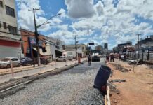 Obras do BRT continuam com cinco frentes de serviço em andamento