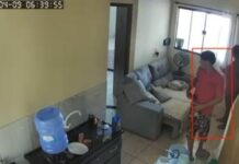 Jovem de 24 anos é encontrada morta com toalha no pescoço; câmeras flagram suspeito