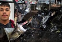 Fusion bate em caminhão na rodovia e motorista morre preso às ferragens
