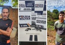 Criminosos de 17 e 43 anos morrem em troca de tiros com a polícia em Cáceres