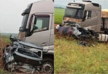 Três pessoas morrem após carro aquaplanar e bater em caminhão na MT-235