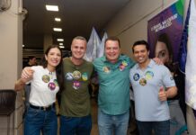 Em ato com Max e Janaina, Fred Murta reforça segurança como bandeira para Brasília