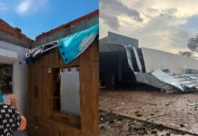 Prefeitura decreta emergência após tempestade causar estragos em cidade de MT