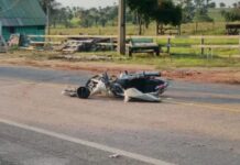 Motociclista de 41 anos morre após cair de Biz em rodovia de MT